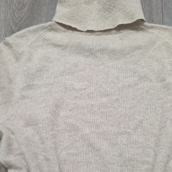 Alex Marie Beige Turtleneck Sweater - Picture 3 of 5
